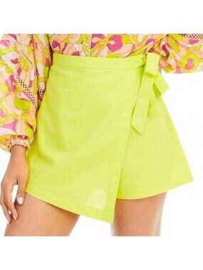 Allison New York Zelda Mini Skort in Lime Size Small New